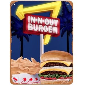 ✨️Brand New✨️ IN-N-OUT merchandise for a baby's 9 Month old photoshoot theme.